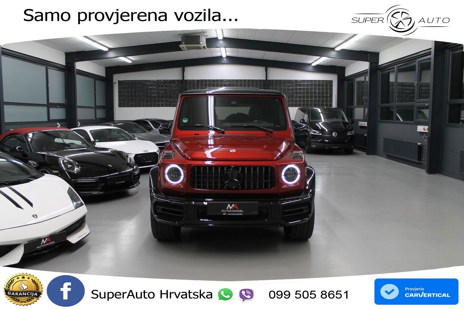 Mercedes AMG G 63 Long V8 (585 KS) 4MATIC 9G-TRONIC AMG SPEEDSHIFT TCT Manufaktur LED+GR SJED+ACC