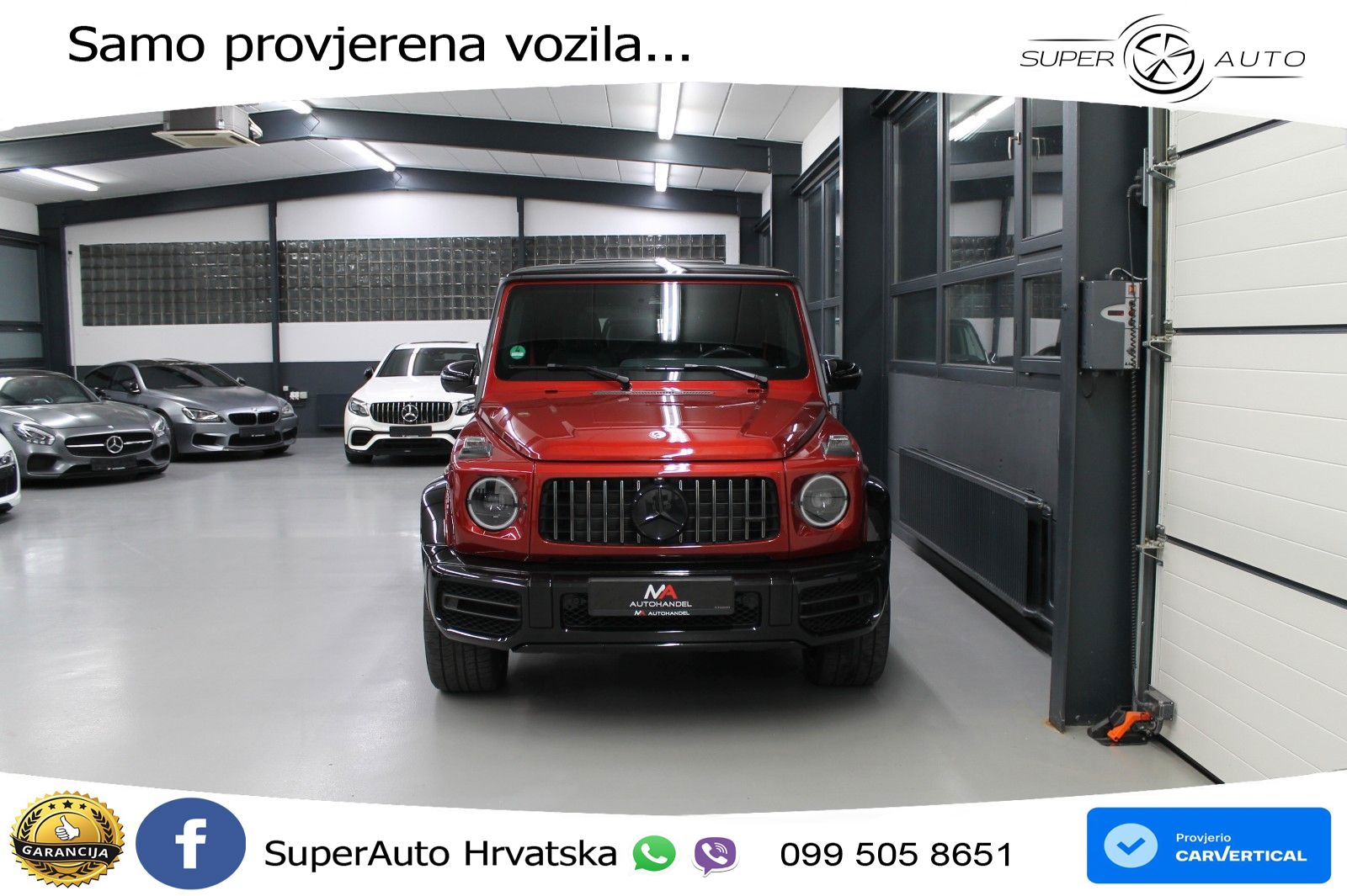 Mercedes AMG G 63 Long V8 (585 KS) 4MATIC 9G-TRONIC AMG SPEEDSHIFT TCT Manufaktur LED+GR SJED+ACC