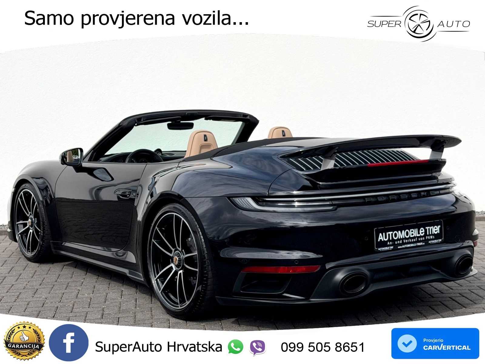 Porsche 911 Turbo S Cabriolet 3.8 (650 KS) PDK ZRAČNI+ACC+GR SJED+KAM