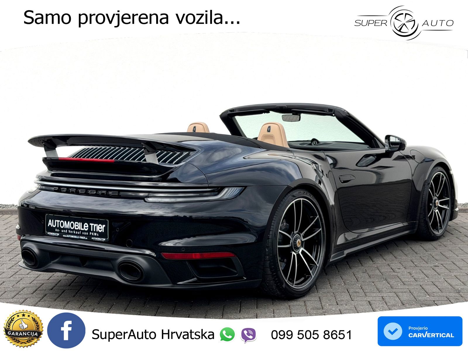 Porsche 911 Turbo S Cabriolet 3.8 (650 KS) PDK ZRAČNI+ACC+GR SJED+KAM