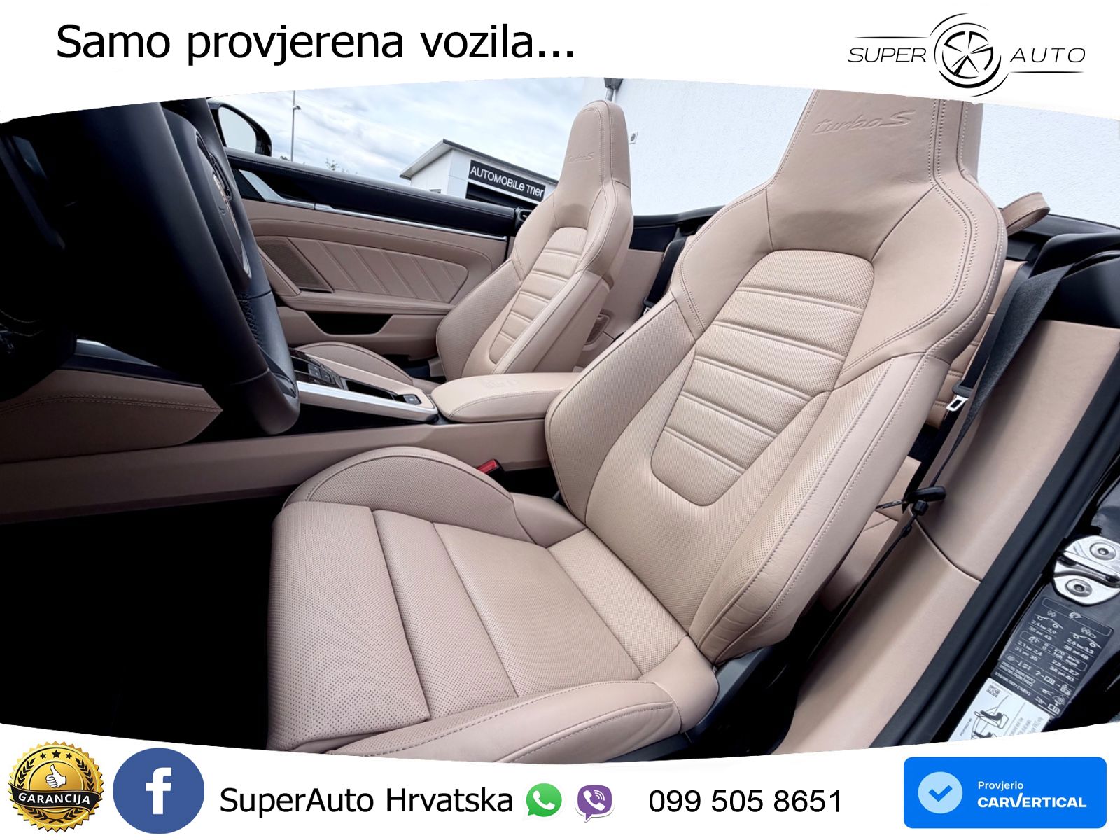 Porsche 911 Turbo S Cabriolet 3.8 (650 KS) PDK ZRAČNI+ACC+GR SJED+KAM