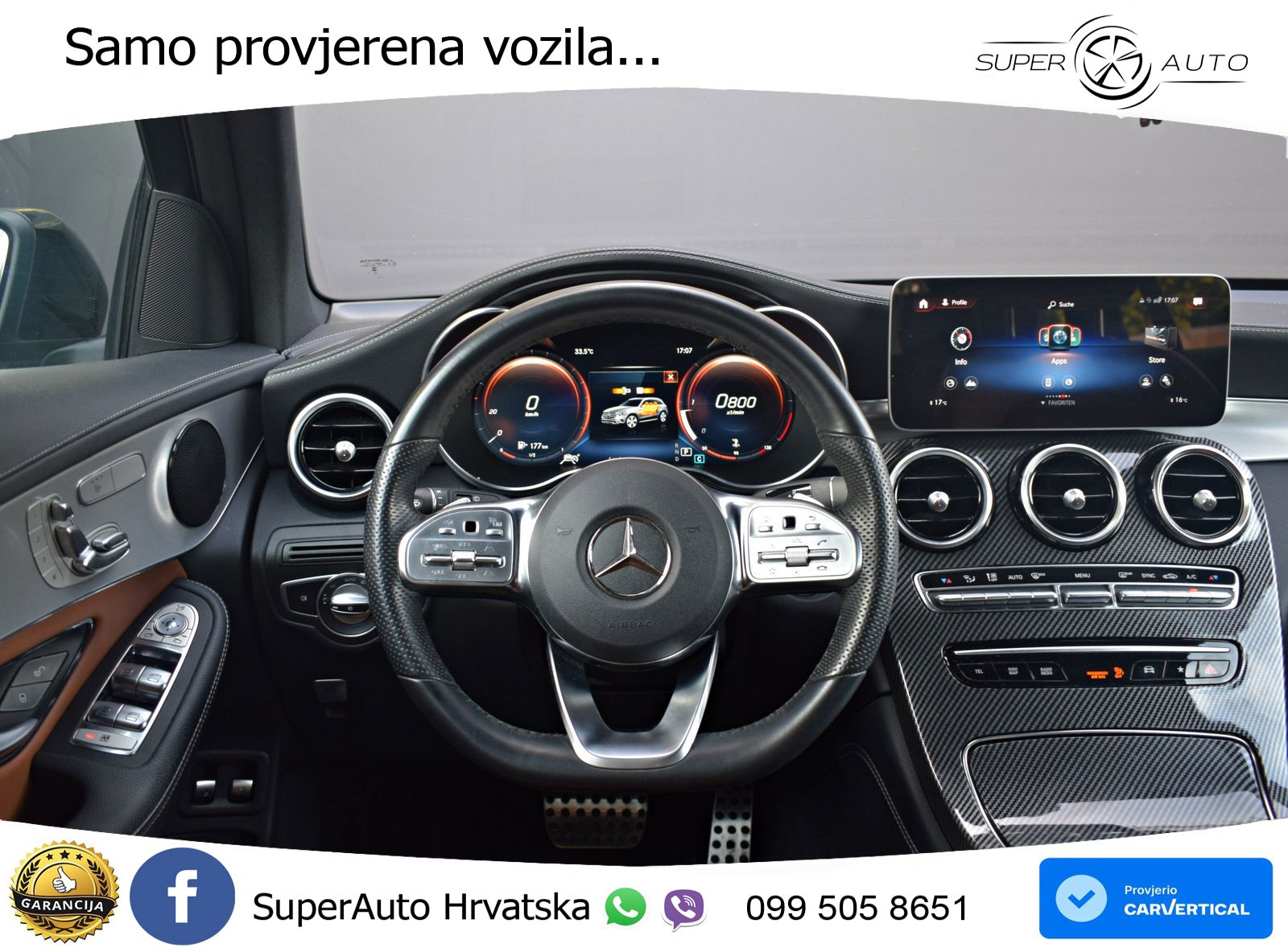 Mercedes GLC 300d (245 KS) 4MATIC G-TRONIC ZRAČNI+ACC+GR SJED+360