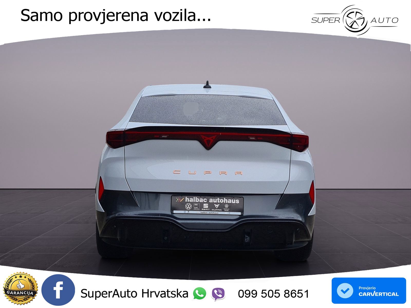 Cupra Tavascan 82 kWh (286 KS) LED+GR SJED+ACC