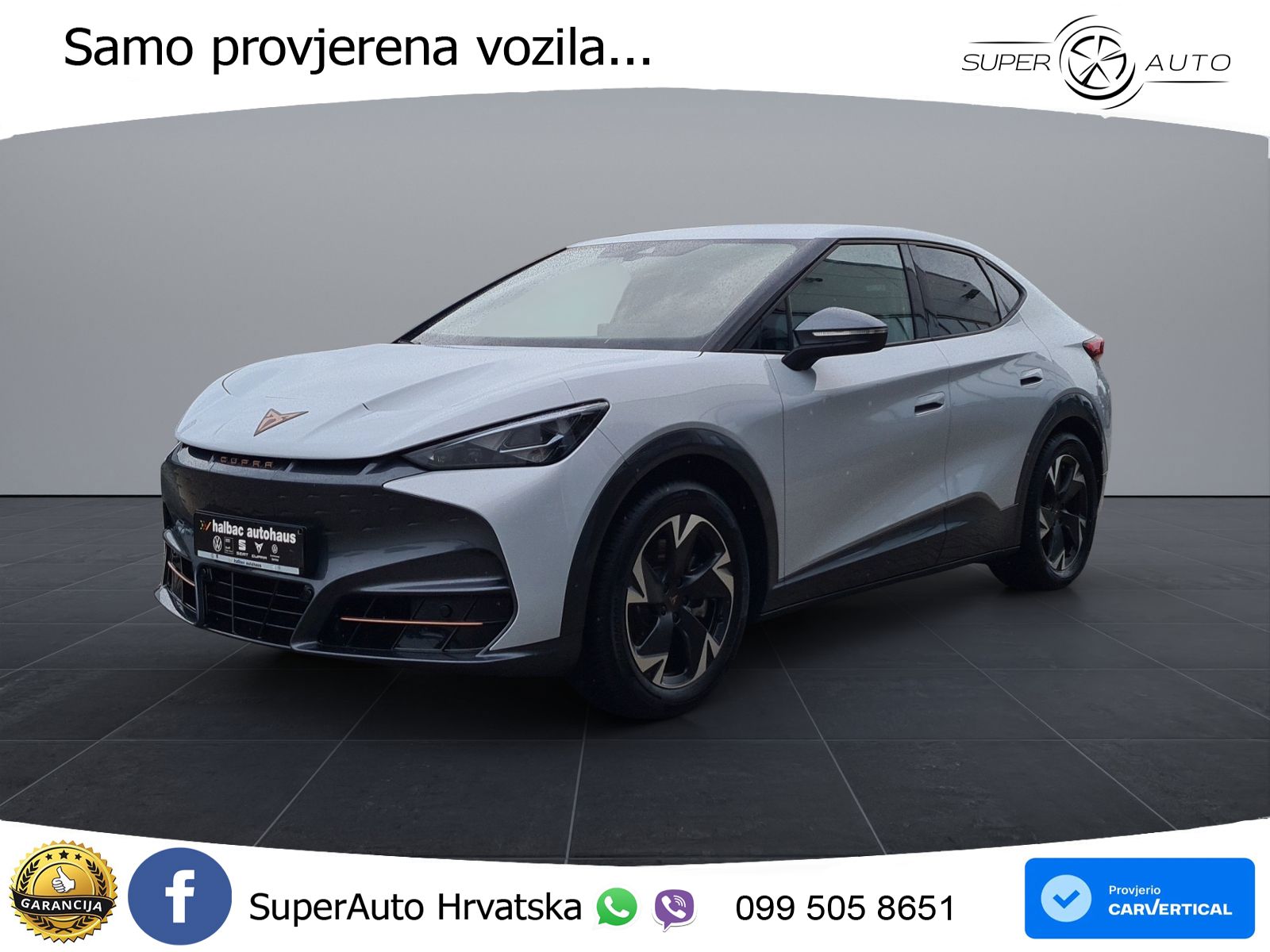 Cupra Tavascan 82 kWh (286 KS) LED+GR SJED+ACC