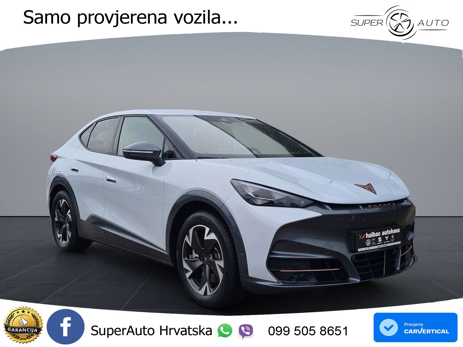 Cupra Tavascan 82 kWh (286 KS) LED+GR SJED+ACC