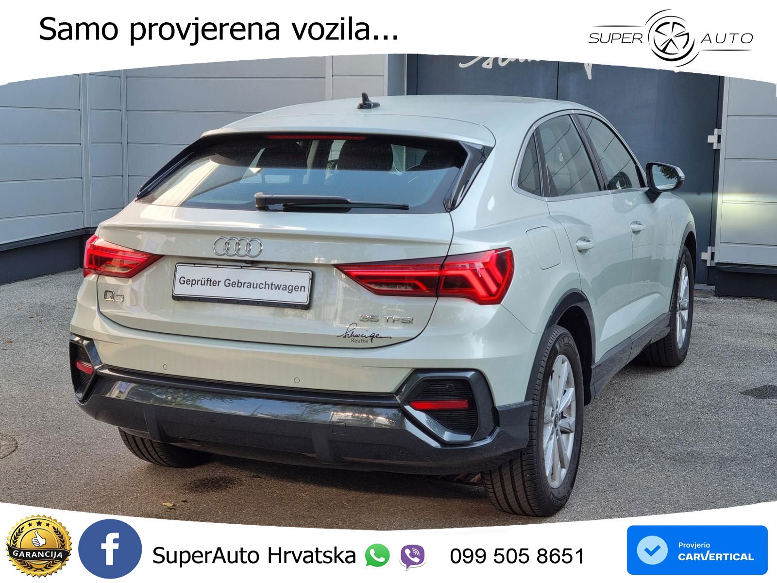Audi Q3 II Sportback 35 TFSI (150 KS) S tronic LED+GR SJED+ACC
