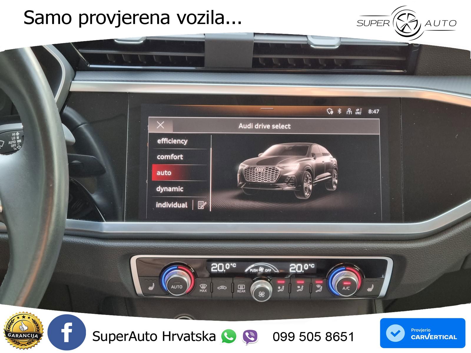 Audi Q3 II Sportback 35 TFSI (150 KS) S tronic LED+GR SJED+ACC