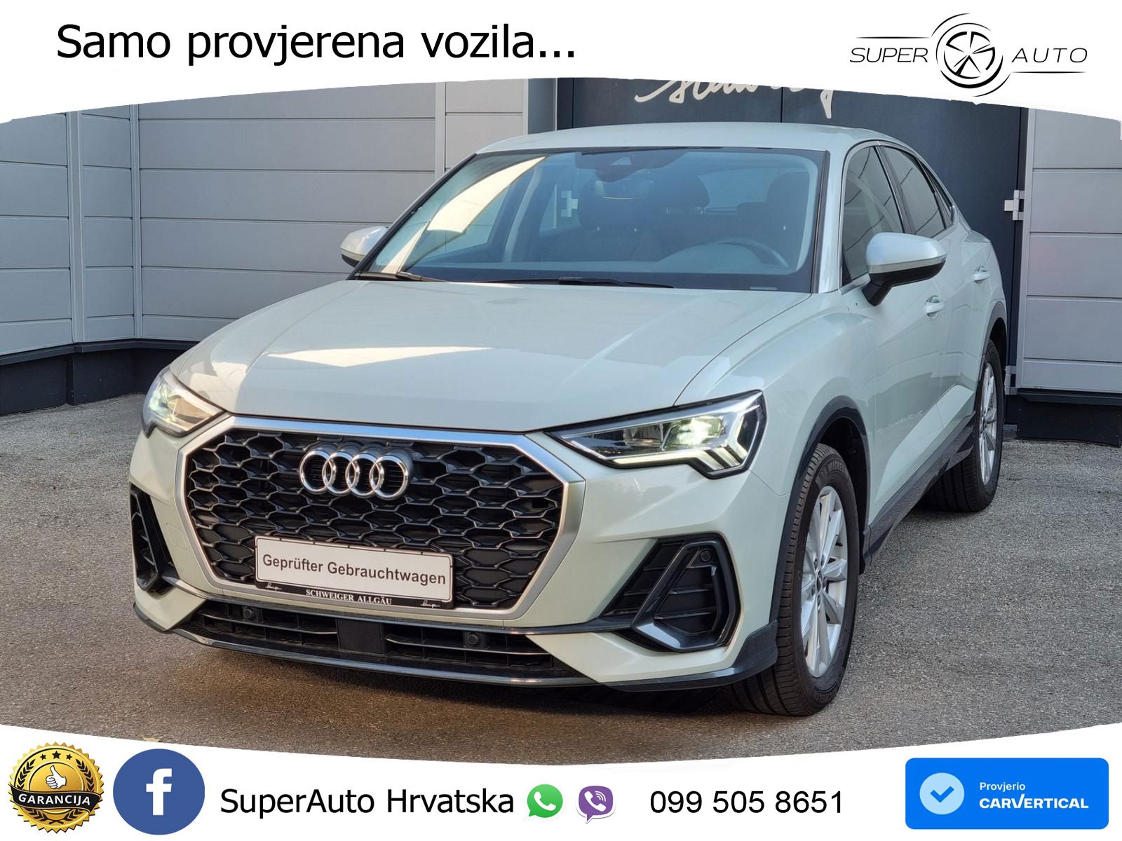 Audi Q3 II Sportback 35 TFSI (150 KS) S tronic LED+GR SJED+ACC