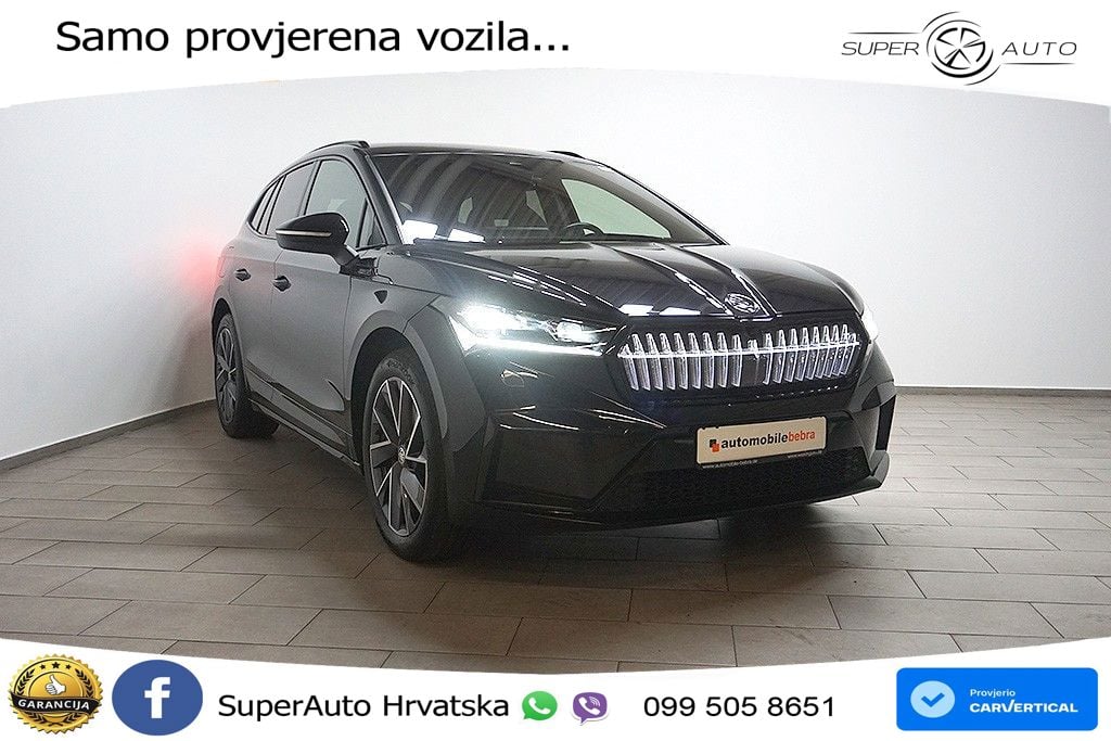 Škoda Enyaq iV 80x 82 kWh (265 KS) AWD SportLine LED+GR SJED+ACC