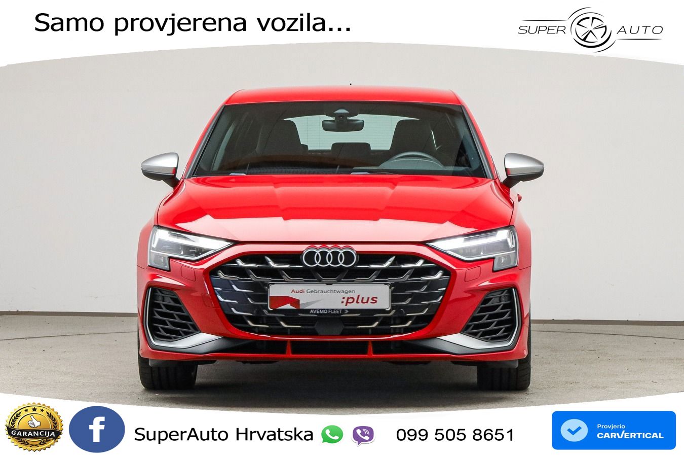 Audi S3 2.0 TFSI (333 KS) quattro S tronic LED+GR SJED+ACC