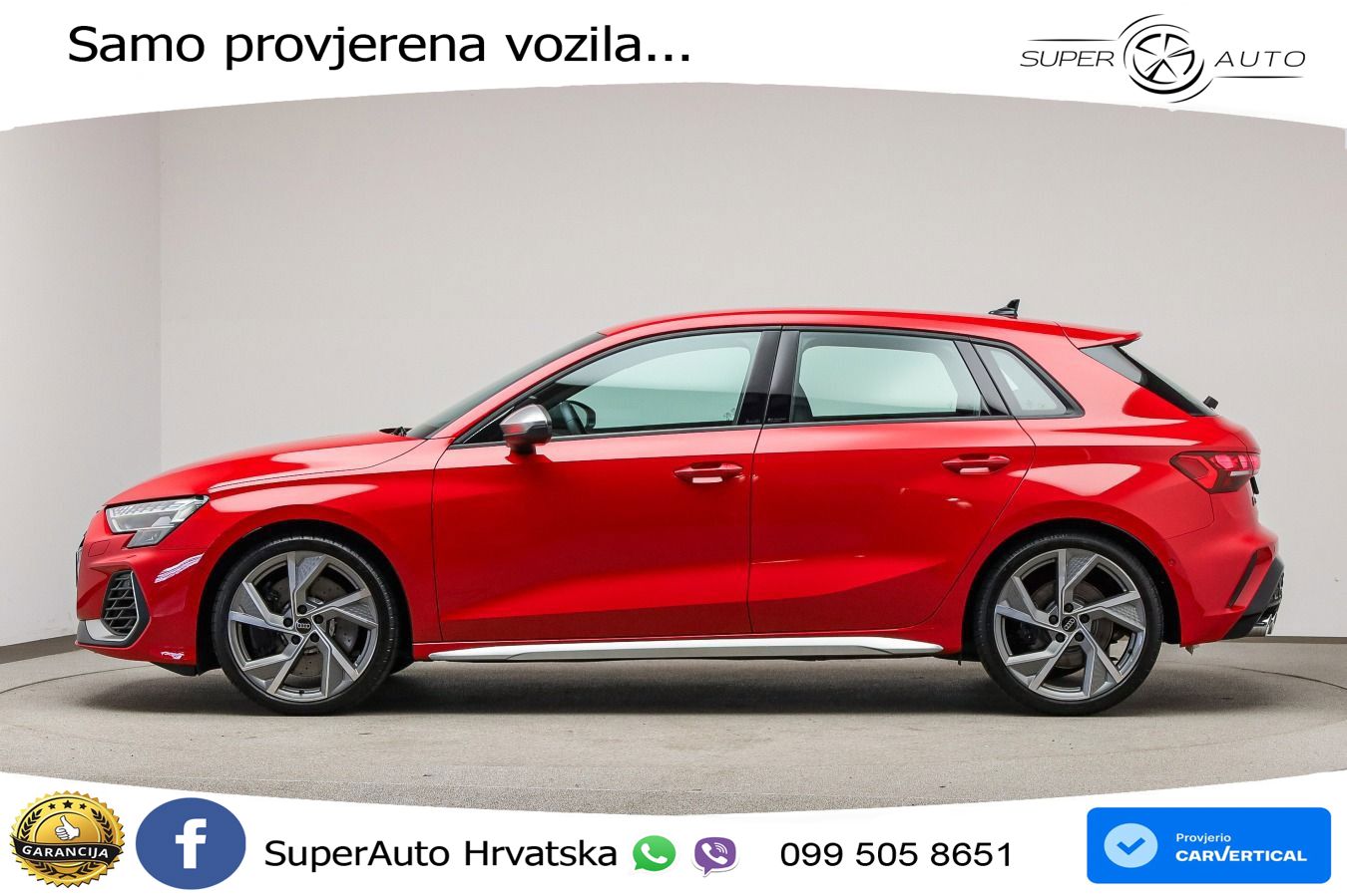 Audi S3 2.0 TFSI (333 KS) quattro S tronic LED+GR SJED+ACC