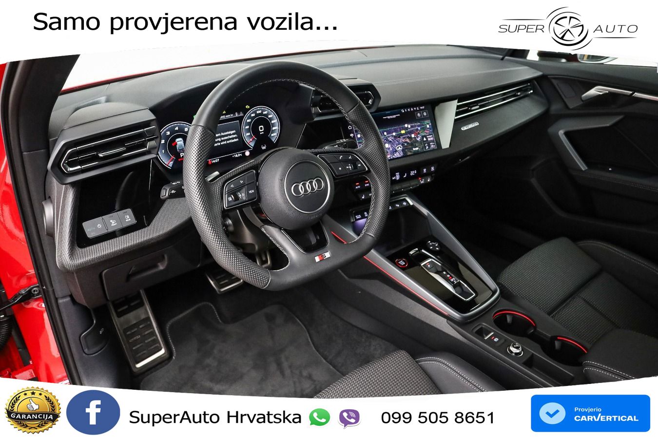 Audi S3 2.0 TFSI (333 KS) quattro S tronic LED+GR SJED+ACC