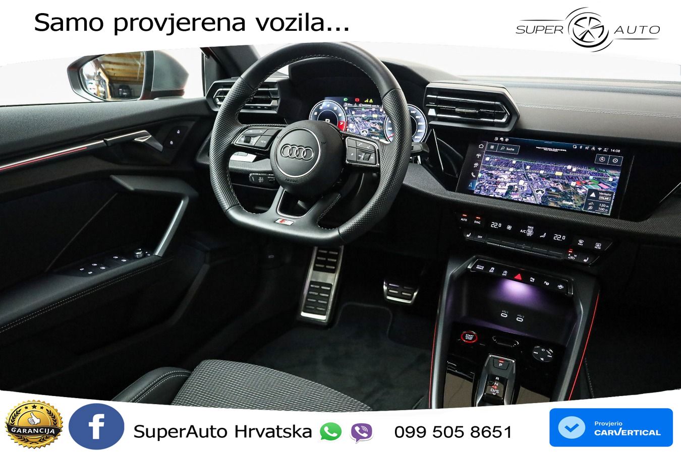 Audi S3 2.0 TFSI (333 KS) quattro S tronic LED+GR SJED+ACC