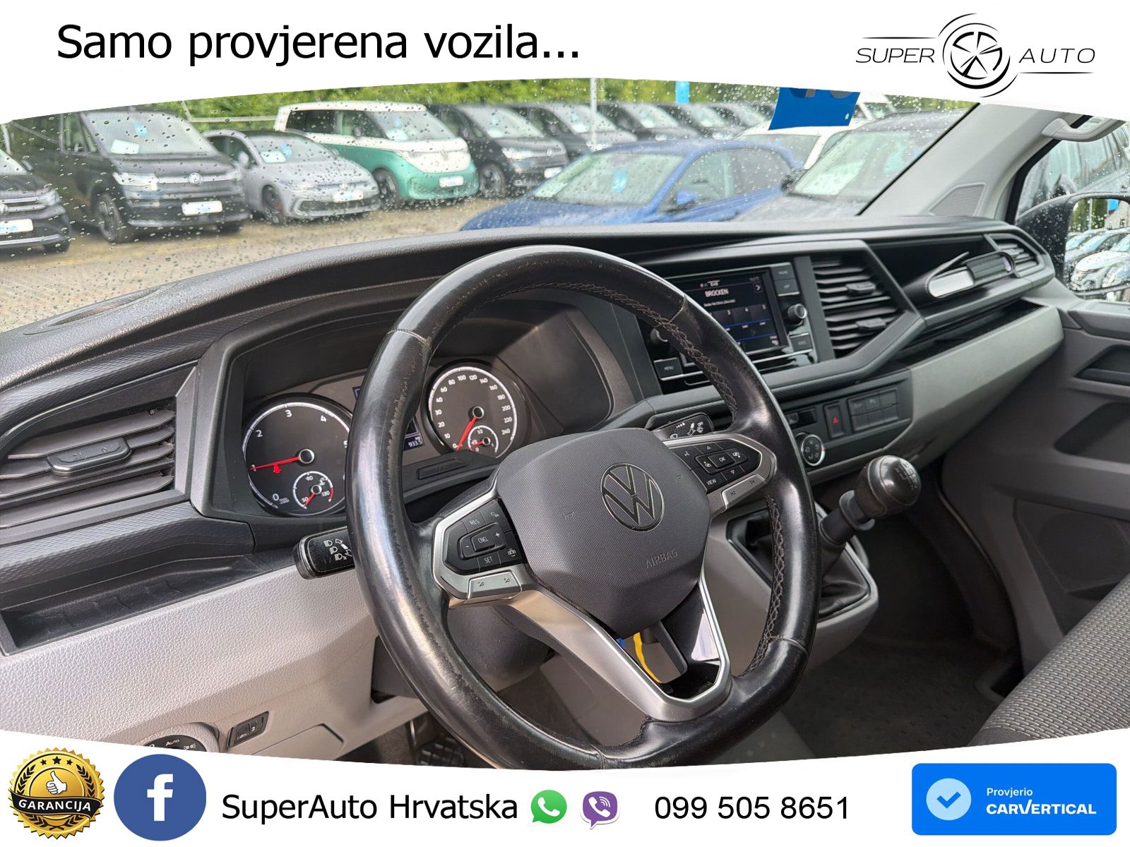Volkswagen T6.1 Transporter Kasten TDi Beh Frontsch. Klima 110 KS