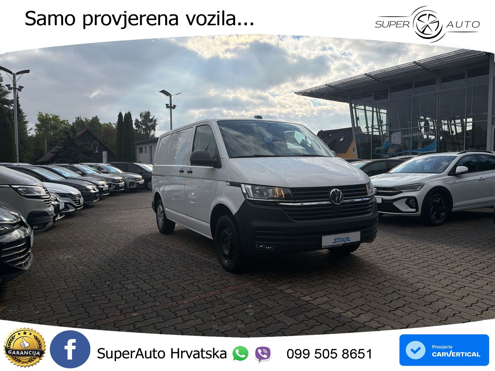 Volkswagen T6.1 Transporter Kasten TDi Beh Frontsch. Klima 110 KS