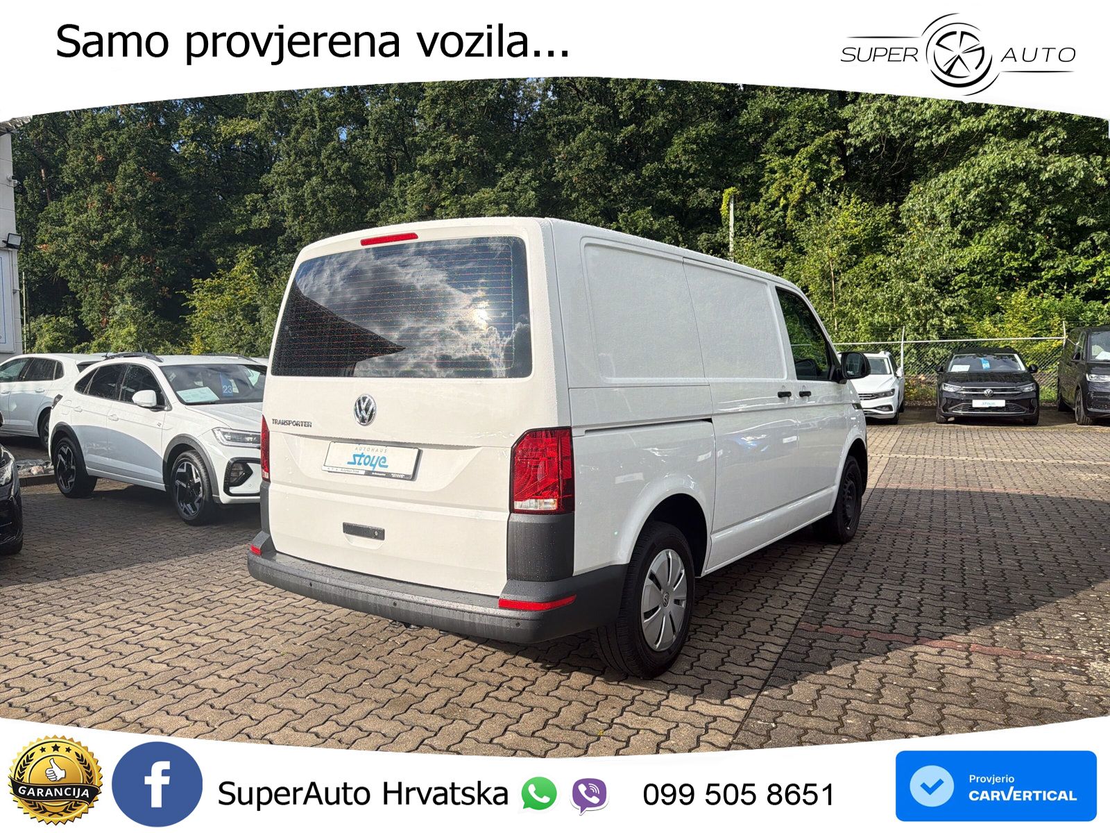 Volkswagen T6.1 Transporter Kasten TDi Beh Frontsch. Klima 110 KS