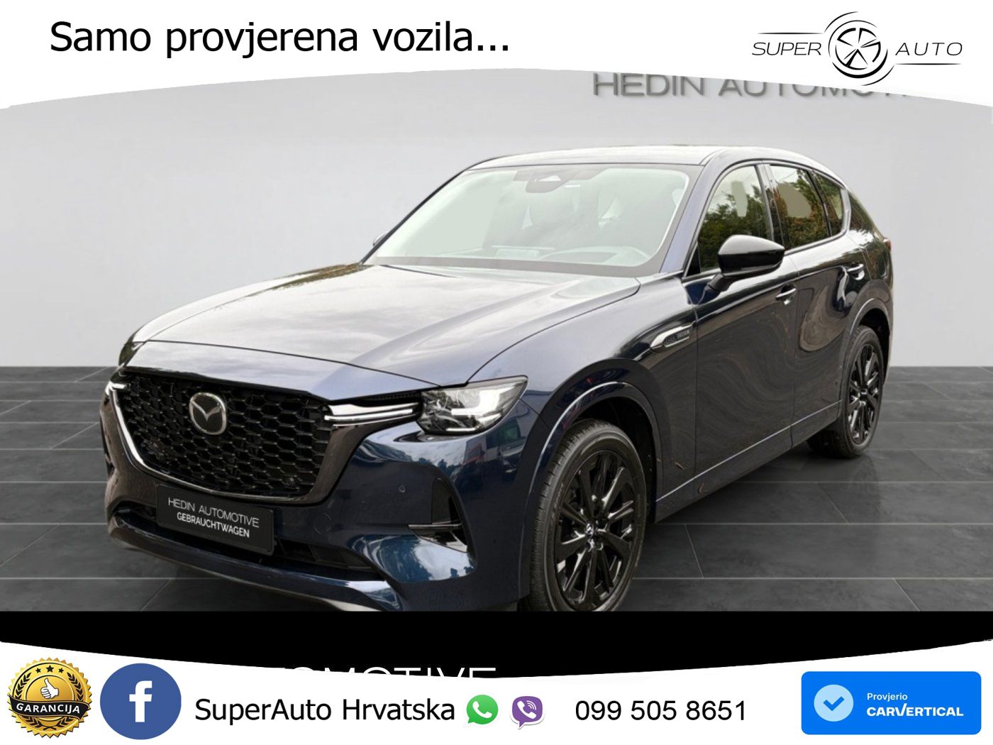 Mazda CX-60 3.3 e-Skyactiv D (254 KS) AWD Automatic LED+GR SJED+ACC