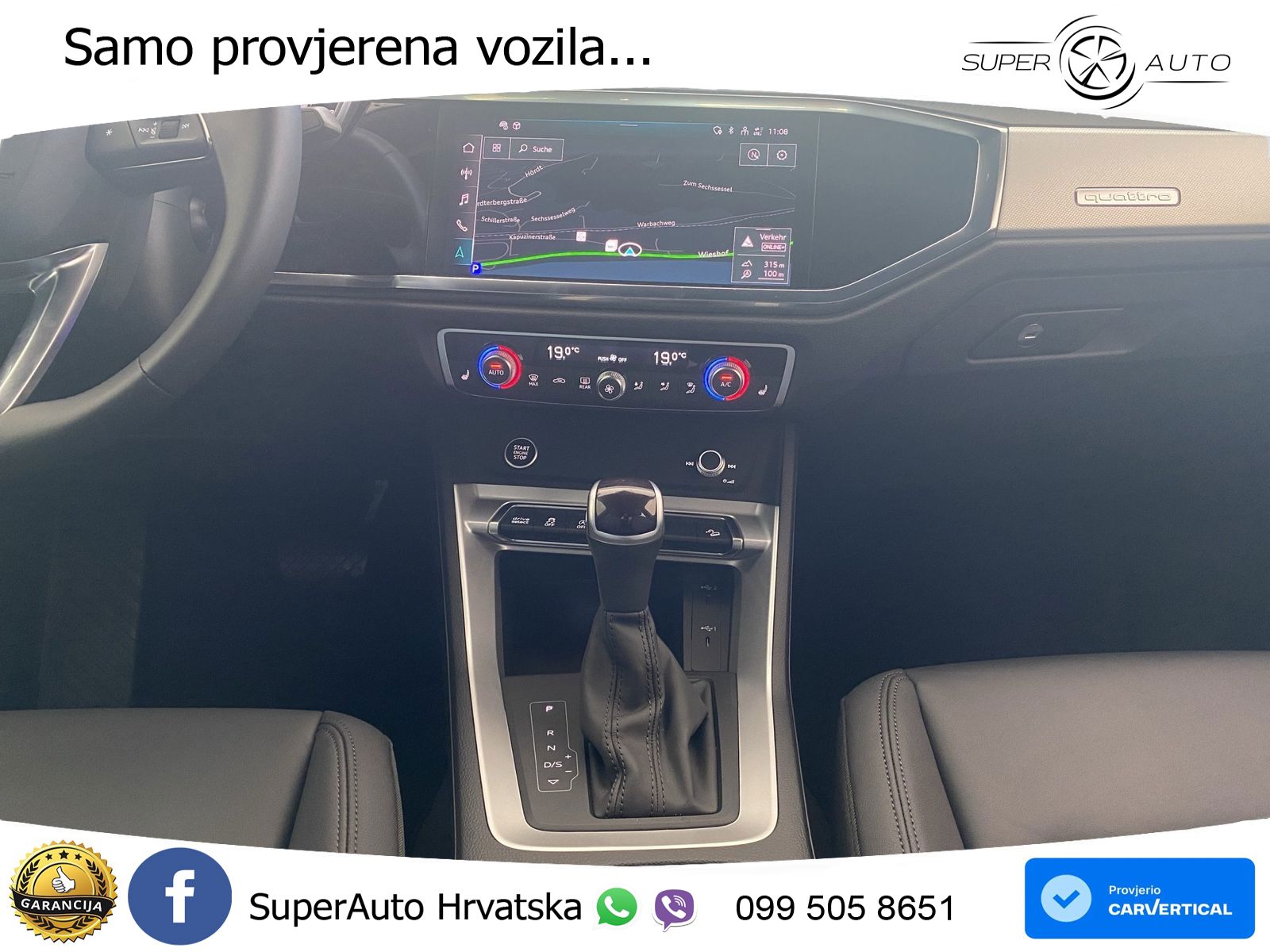 Audi Q3 40 TFSI (190 KS) quattro S tronic advanced LED+GR SJED+ACC