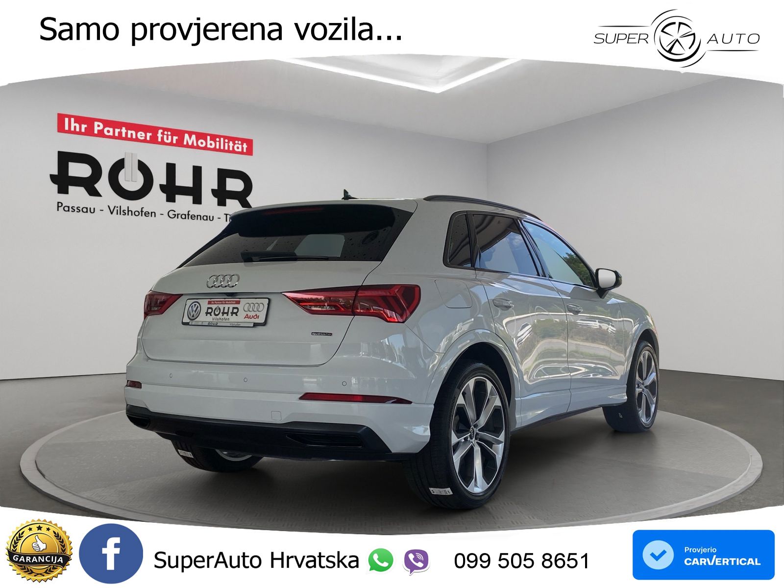 Audi Q3 40 TFSI (190 KS) quattro S tronic advanced LED+GR SJED+ACC