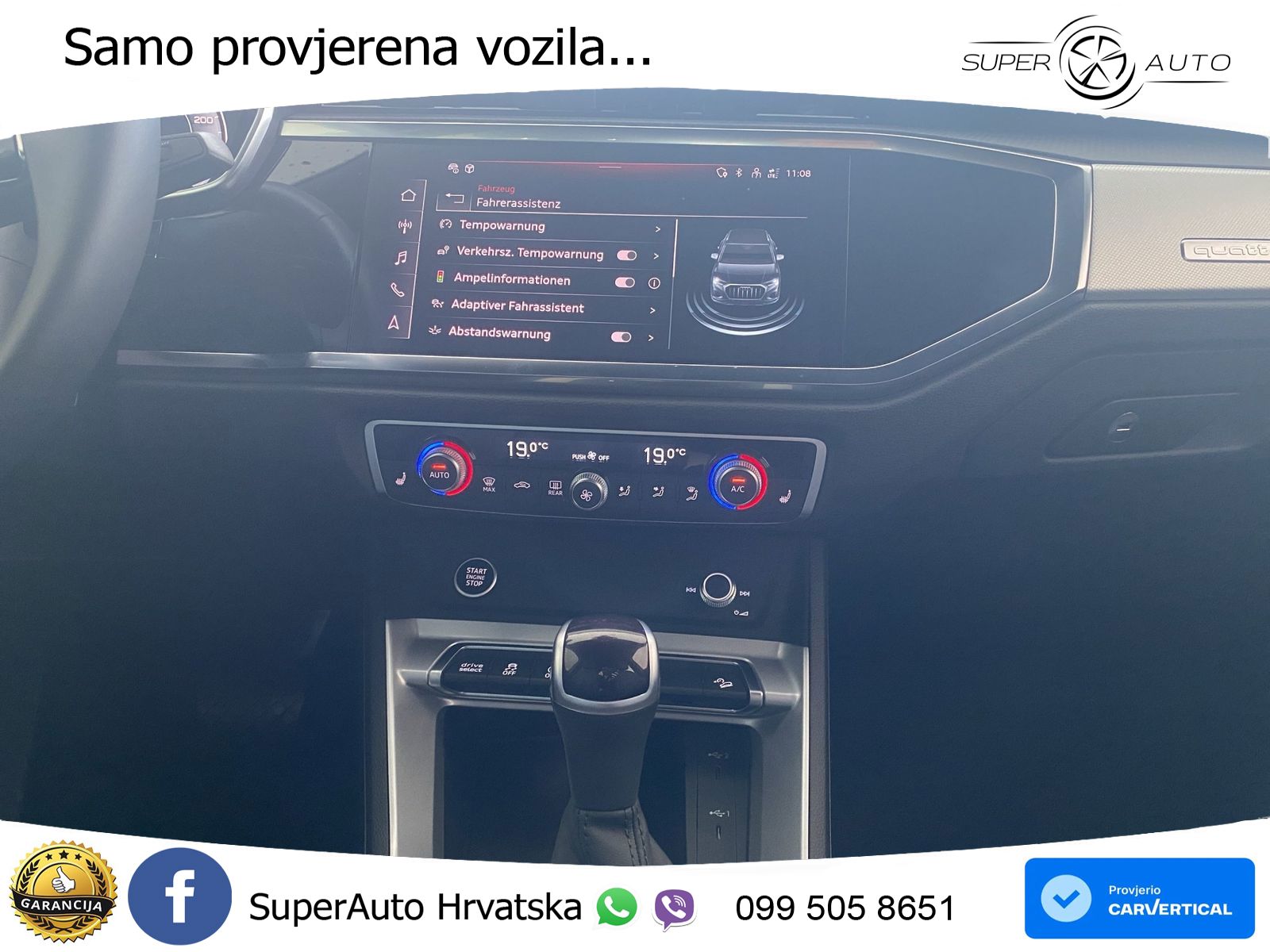 Audi Q3 40 TFSI (190 KS) quattro S tronic advanced LED+GR SJED+ACC