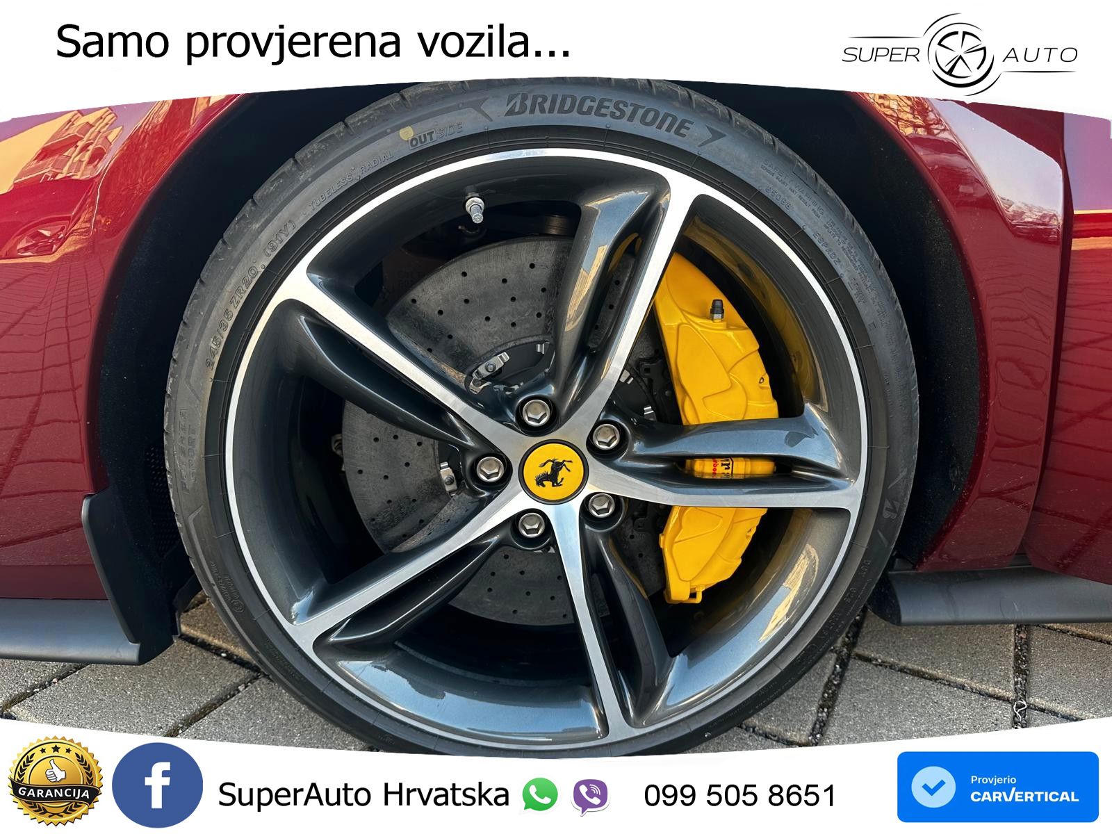 Ferrari 296 GTS 3.0 V6 (830 KS) F1 DCT LED+GR SJED+ACC