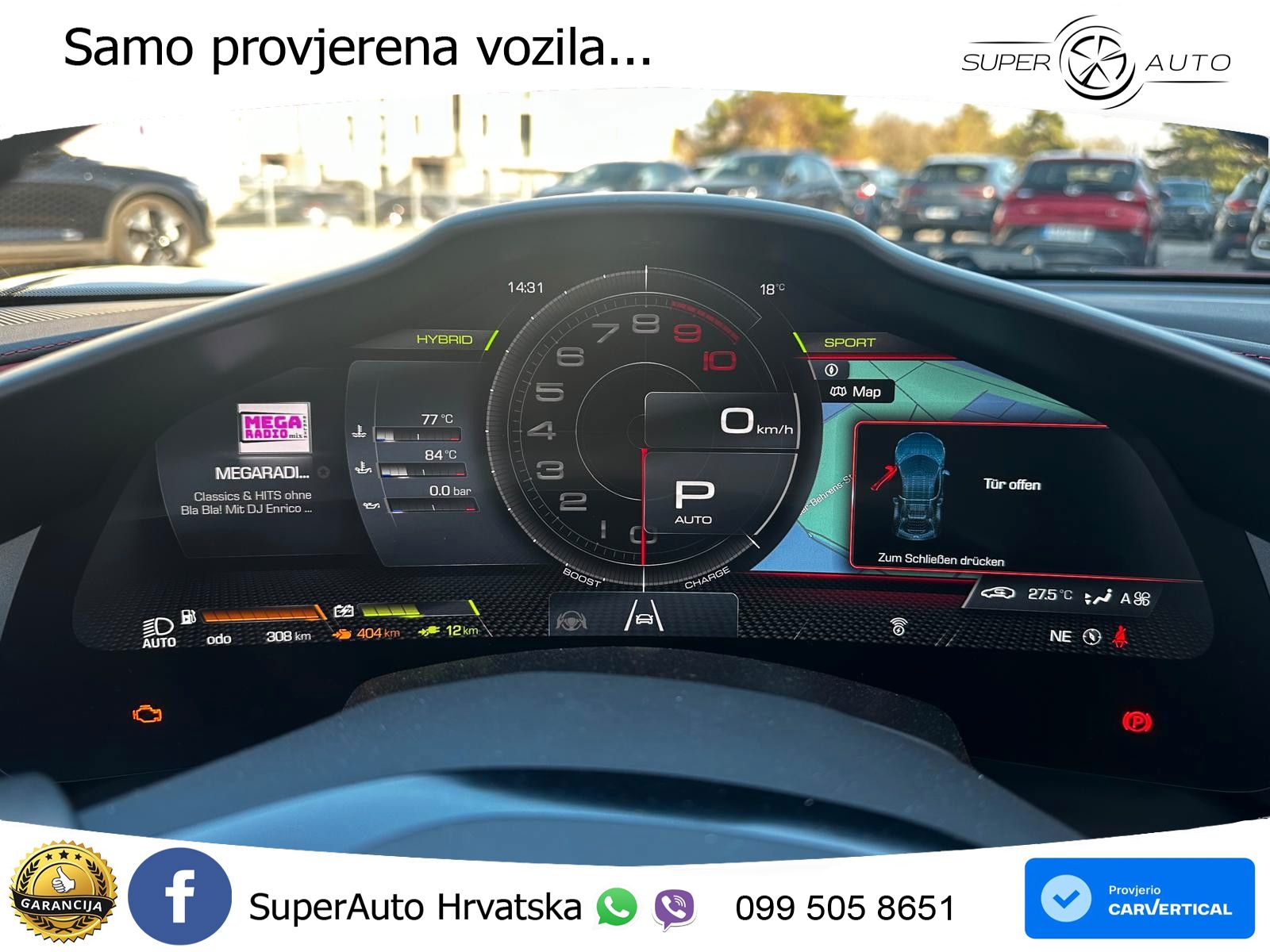 Ferrari 296 GTS 3.0 V6 (830 KS) F1 DCT LED+GR SJED+ACC