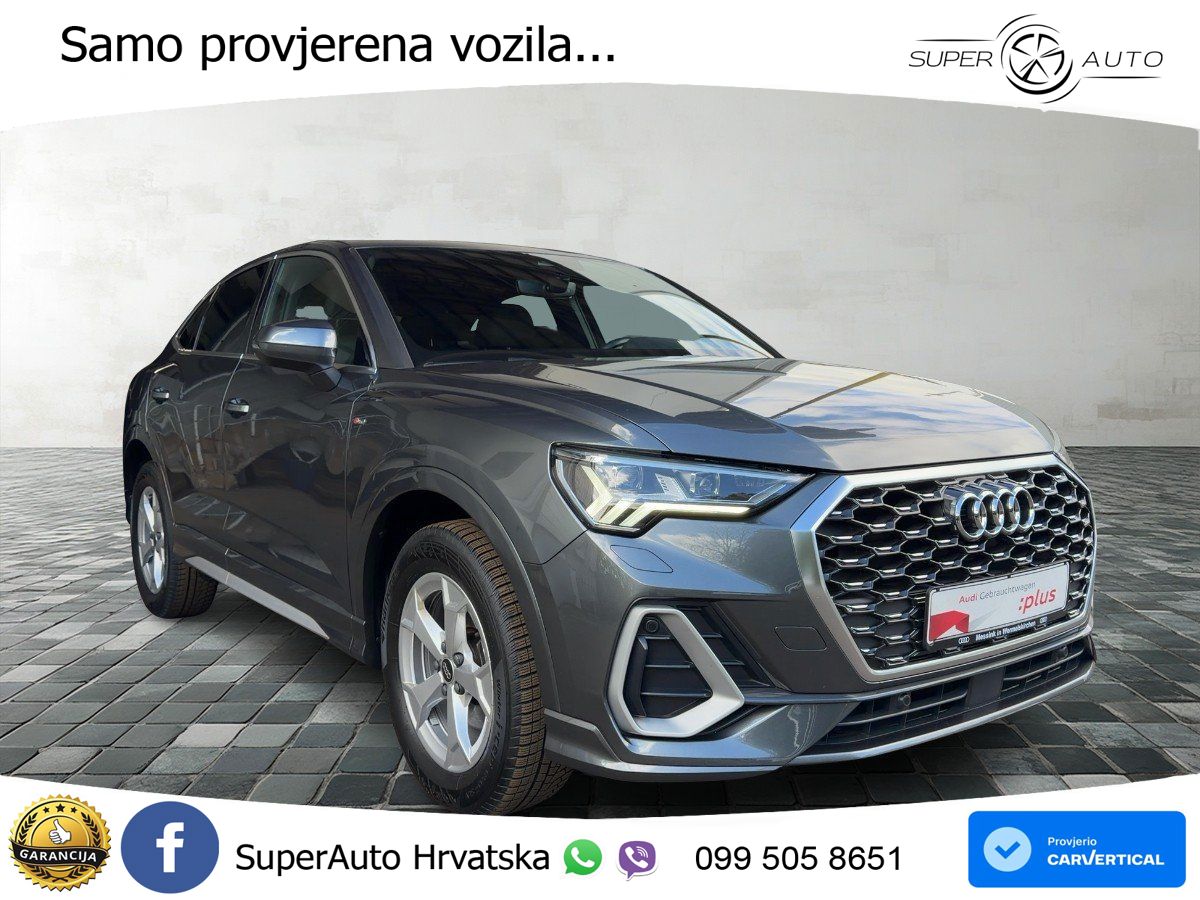 Audi Q3 II Sportback 35 TFSI (150 KS) S tronic S line MATRIX+GR SJED+KAM