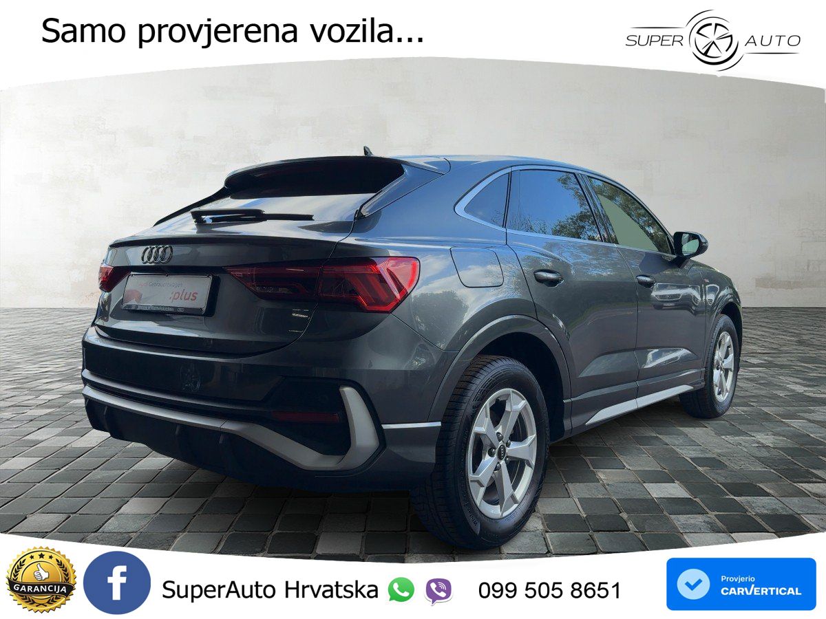 Audi Q3 II Sportback 35 TFSI (150 KS) S tronic S line MATRIX+GR SJED+KAM