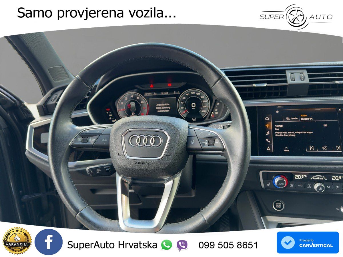 Audi Q3 II Sportback 35 TFSI (150 KS) S tronic S line MATRIX+GR SJED+KAM