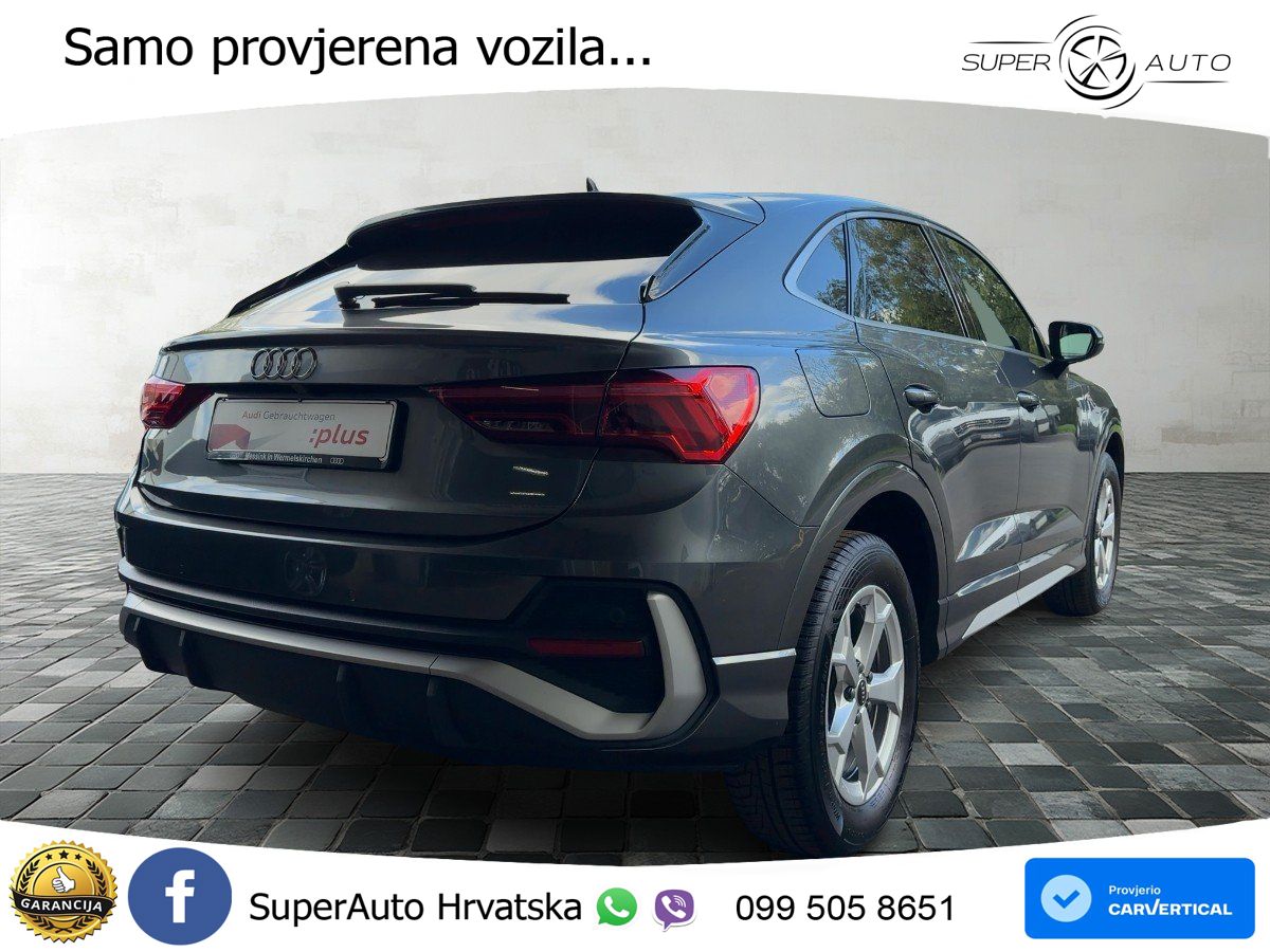 Audi Q3 II Sportback 35 TFSI (150 KS) S tronic S line MATRIX+GR SJED+KAM