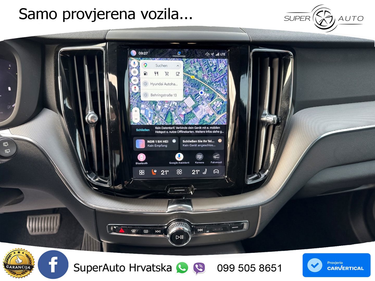 Volvo XC60 B4 Diesel FWD Geartronic LED+GR SJED+ACC