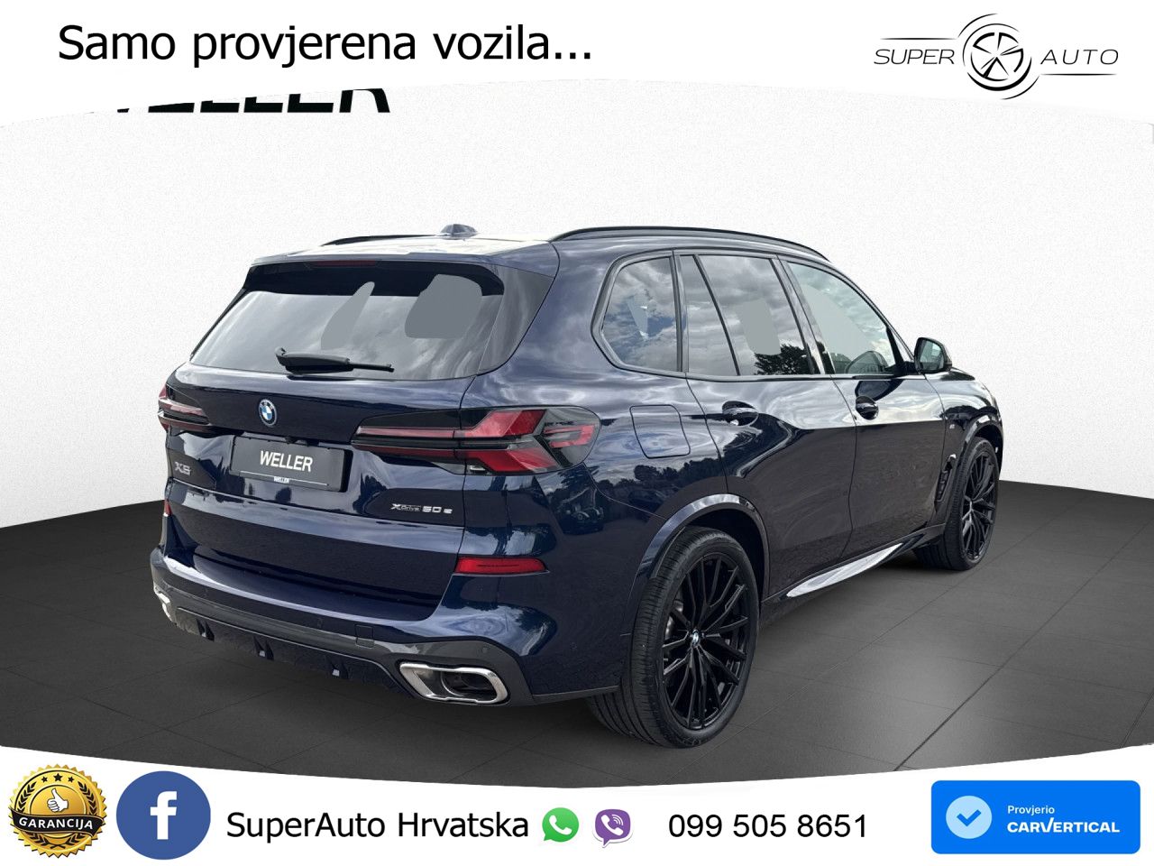 BMW X5 50e (489 KS) xDrive Steptronic M Sport ZRAČNI+ACC+4xGR SJED+KAM