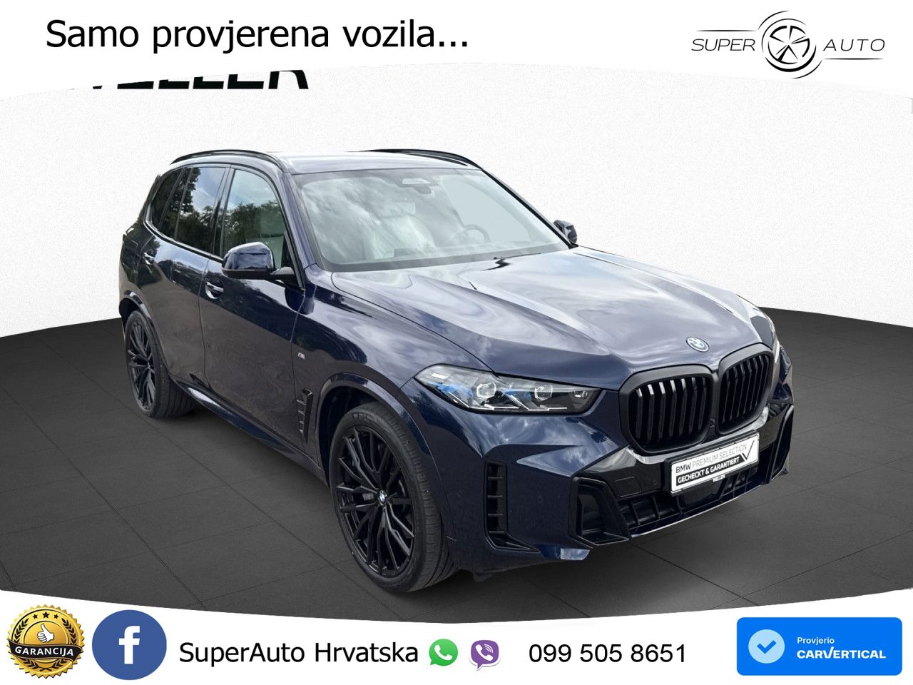 BMW X5 50e (489 KS) xDrive Steptronic M Sport ZRAČNI+ACC+4xGR SJED+KAM