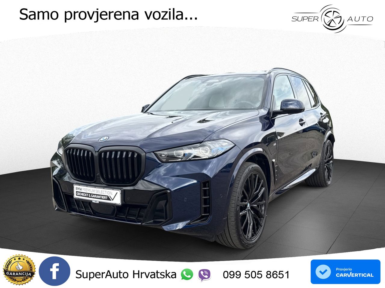 BMW X5 50e (489 KS) xDrive Steptronic M Sport ZRAČNI+ACC+4xGR SJED+KAM