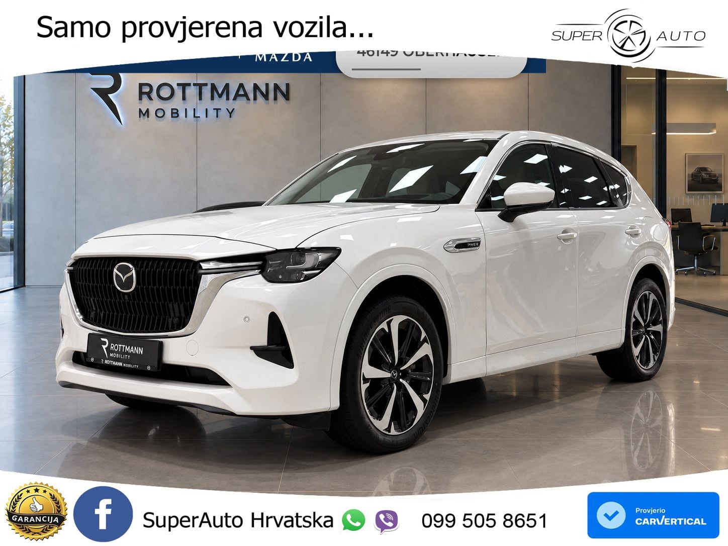 Mazda CX-60 2.5 e-Skyactiv (328 KS) AWD Automatic LED+GR SJED+ACC