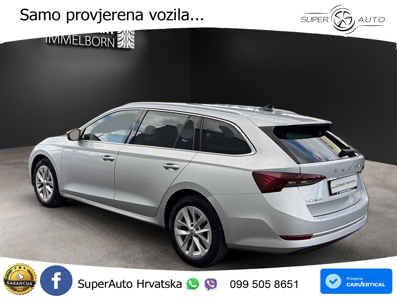 Škoda Octavia Combi 2.0 TDI (150 KS) DSG LED+GR SJED+ACC