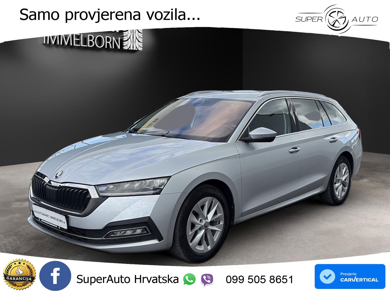 Škoda Octavia Combi 2.0 TDI (150 KS) DSG LED+GR SJED+ACC
