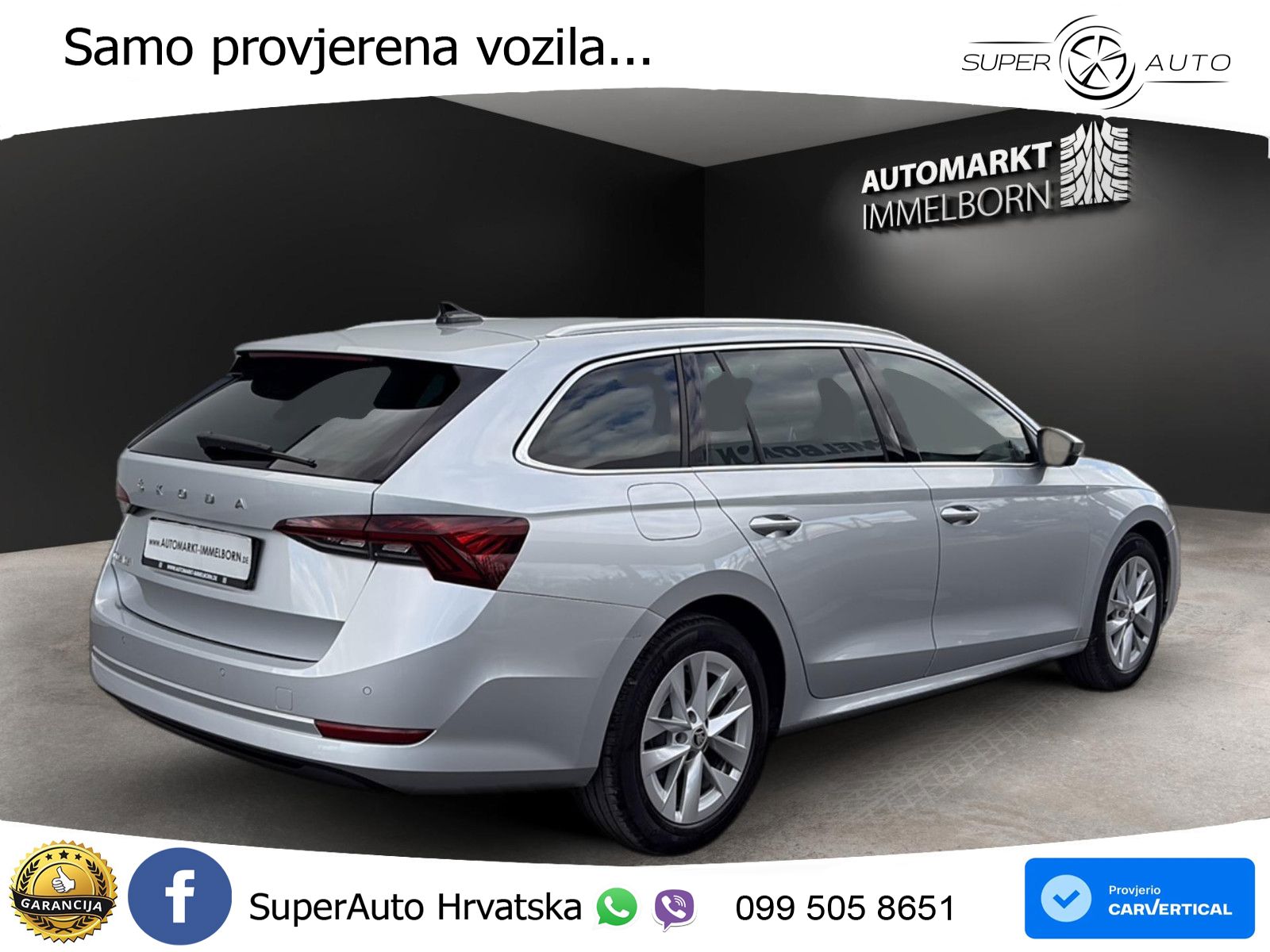 Škoda Octavia Combi 2.0 TDI (150 KS) DSG LED+GR SJED+ACC