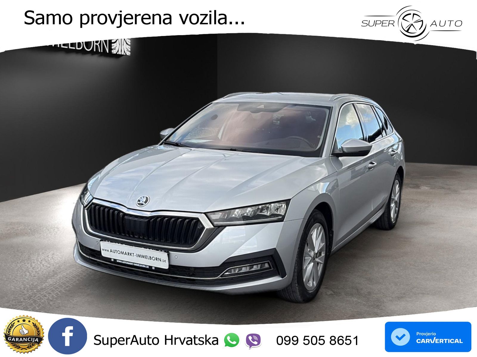 Škoda Octavia Combi 2.0 TDI (150 KS) DSG LED+GR SJED+ACC