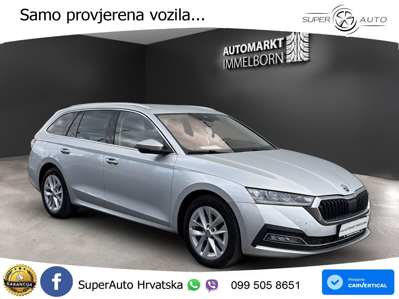 Škoda Octavia Combi 2.0 TDI (150 KS) DSG LED+GR SJED+ACC
