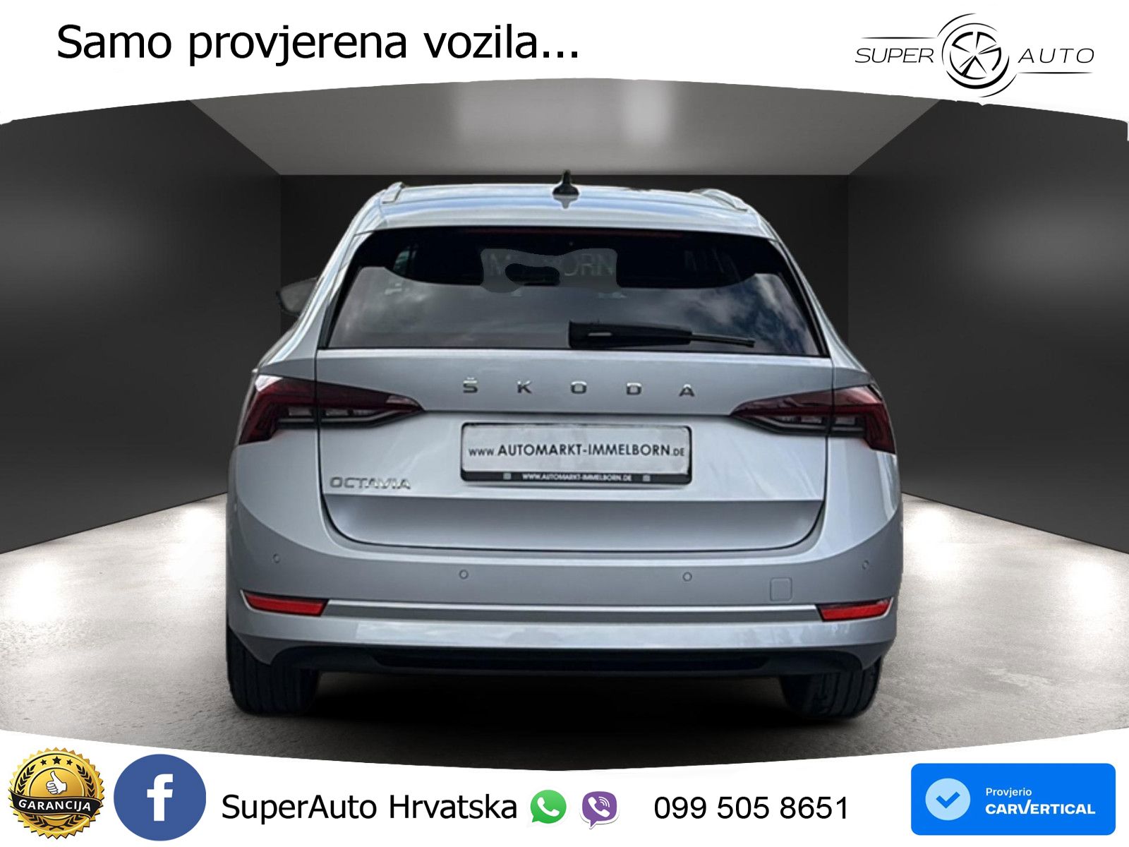 Škoda Octavia Combi 2.0 TDI (150 KS) DSG LED+GR SJED+ACC