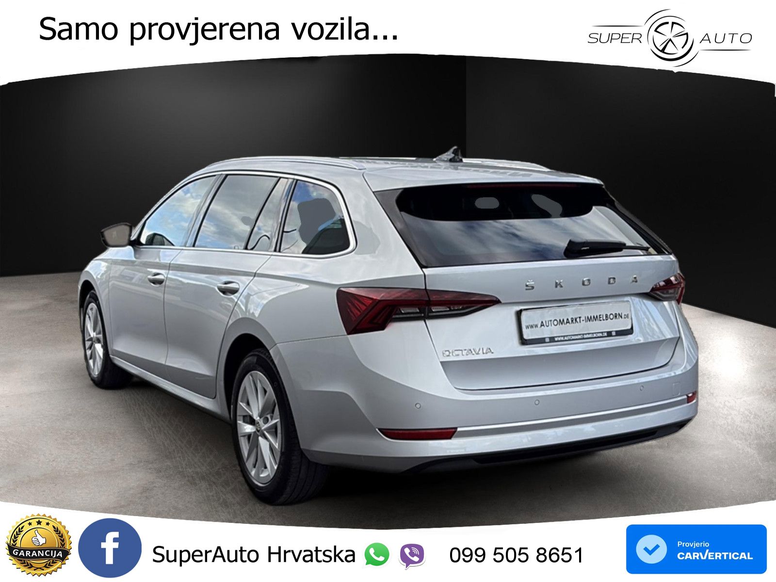 Škoda Octavia Combi 2.0 TDI (150 KS) DSG LED+GR SJED+ACC