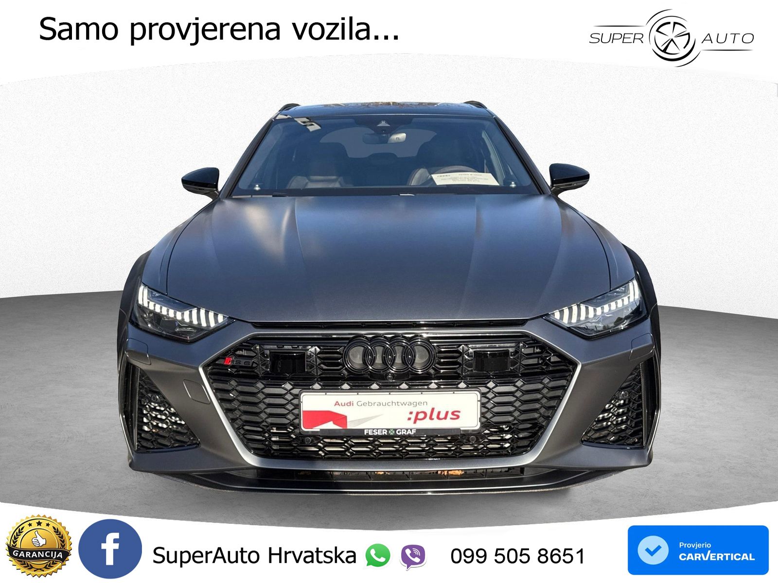 Audi RS6 Avant 4.0 TFSI V8 (600 KS) quattro Tiptronic advanced ACC+HEAD+4xGR SJED+360+PANO