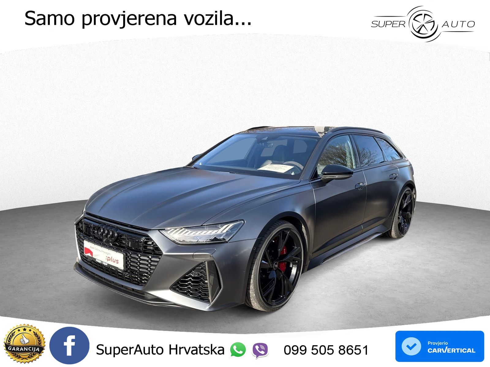 Audi RS6 Avant 4.0 TFSI V8 (600 KS) quattro Tiptronic advanced ACC+HEAD+4xGR SJED+360+PANO