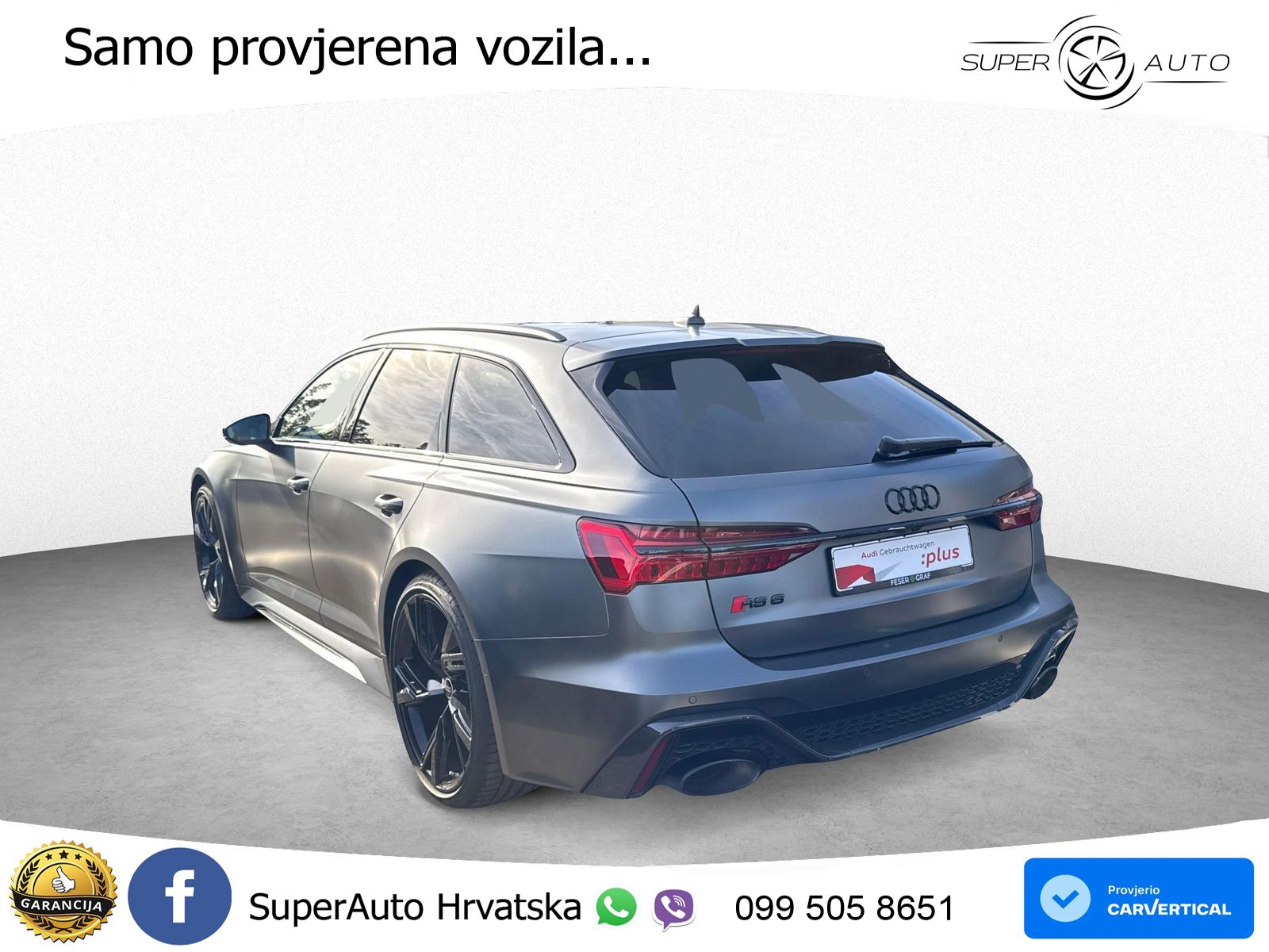 Audi RS6 Avant 4.0 TFSI V8 (600 KS) quattro Tiptronic advanced ACC+HEAD+4xGR SJED+360+PANO