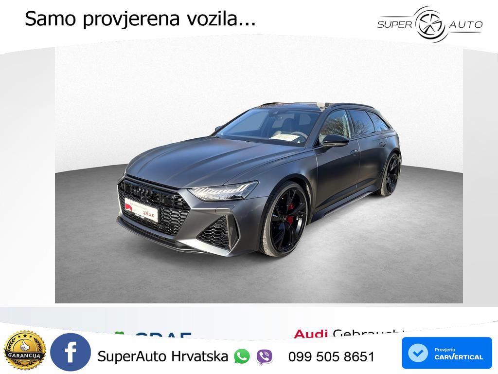 Audi RS6 Avant 4.0 TFSI V8 (600 KS) quattro Tiptronic advanced ACC+HEAD+4xGR SJED+360+PANO