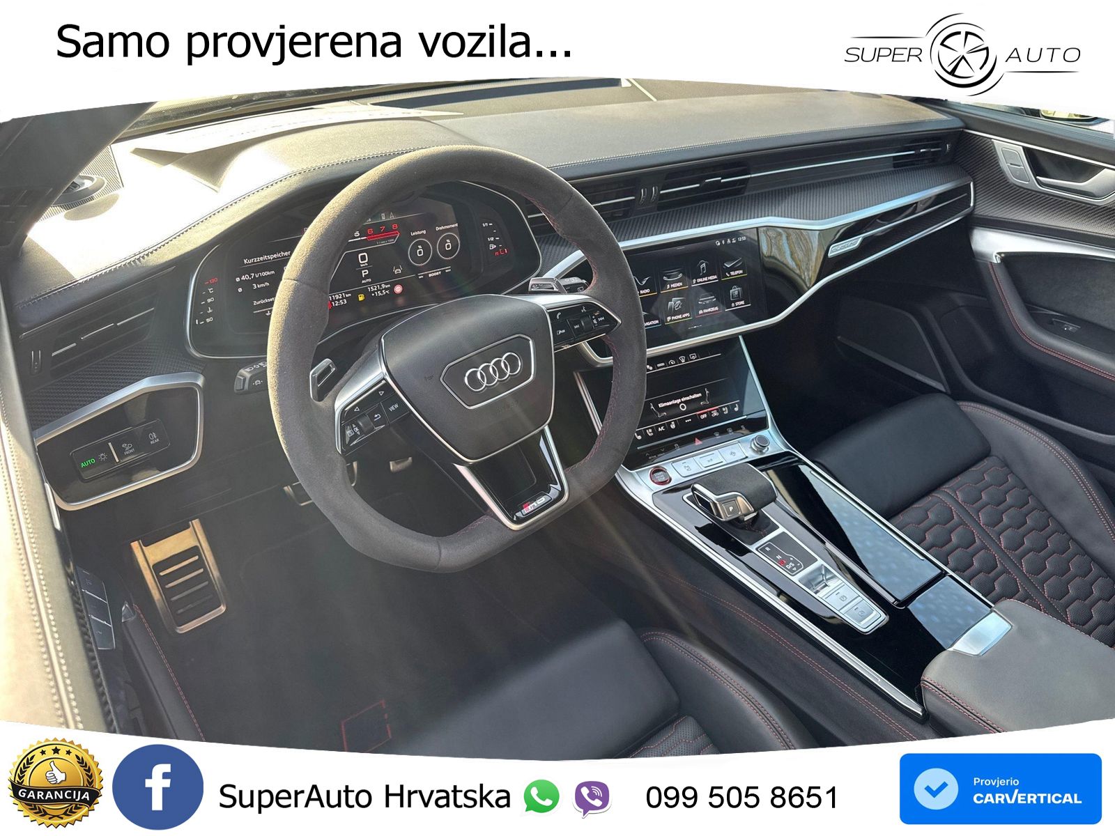 Audi RS6 Avant 4.0 TFSI V8 (600 KS) quattro Tiptronic advanced ACC+HEAD+4xGR SJED+360+PANO