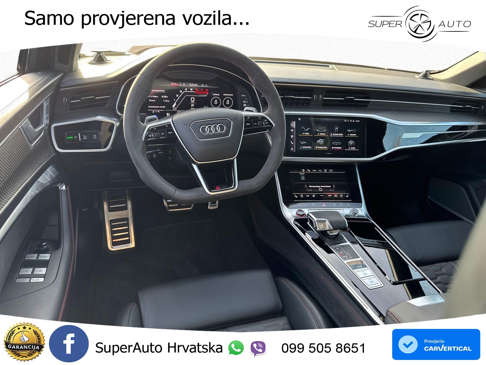 Audi RS6 Avant 4.0 TFSI V8 (600 KS) quattro Tiptronic advanced ACC+HEAD+4xGR SJED+360+PANO