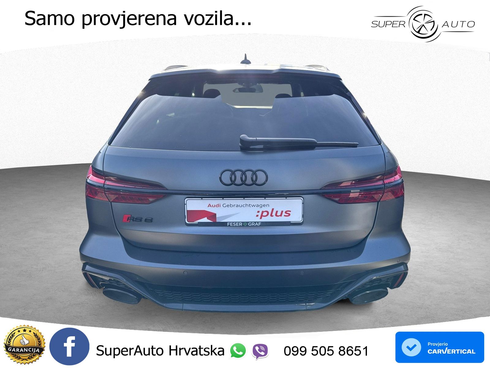 Audi RS6 Avant 4.0 TFSI V8 (600 KS) quattro Tiptronic advanced ACC+HEAD+4xGR SJED+360+PANO
