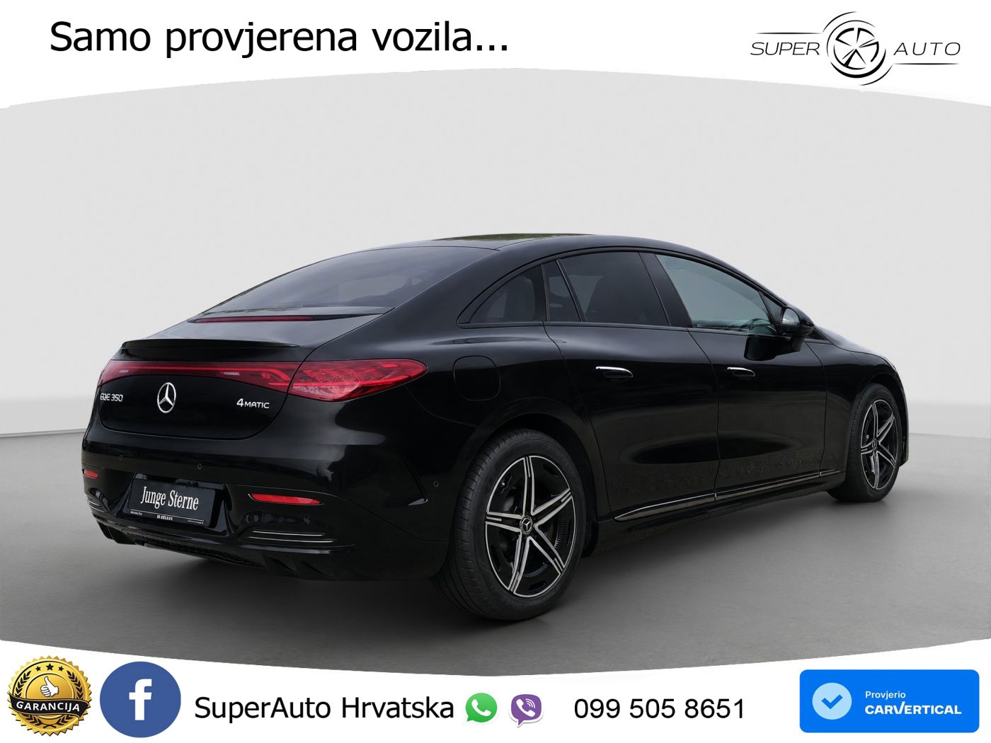Mercedes EQE 350 98 kWh (292 KS) 4MATIC AMG LED+GR SJED+ACC